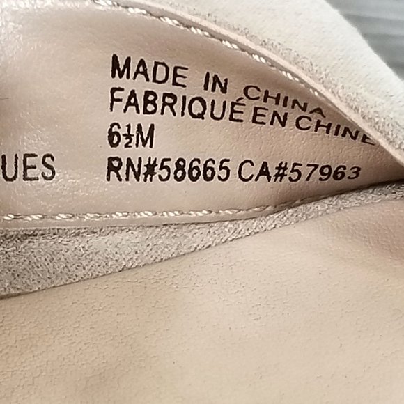 BP Lula Block Heel Slingback Sandal, Tan Suede, Womens Size 6.5 M - Picture 11 of 11